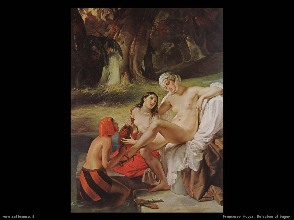 Francesco Hayez Betsabea al bagno (1834)