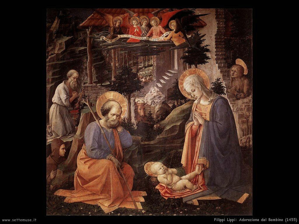 Adorazione del Bambino (1455)