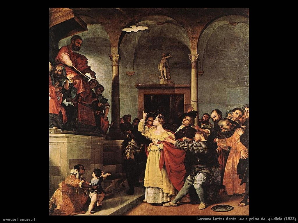 Lorenzo Lotto Santa Lucia prima del giudizio (1532)