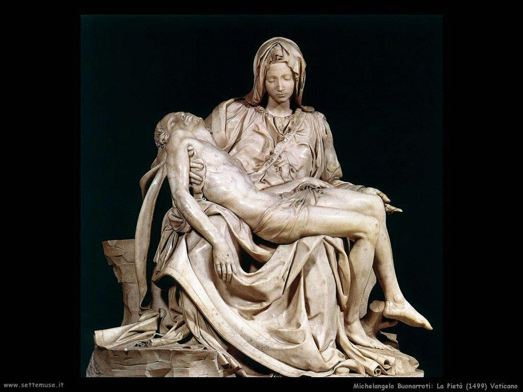 michelangelo La Pietà (1499)