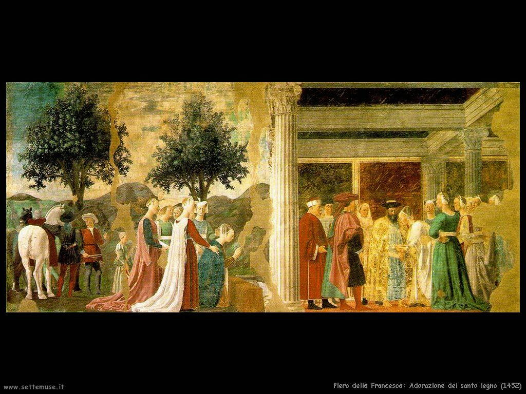 piero della francesca Adorazione dei Magi (1452)