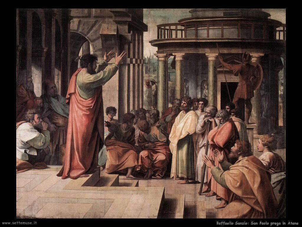 San Paolo prega in Atene