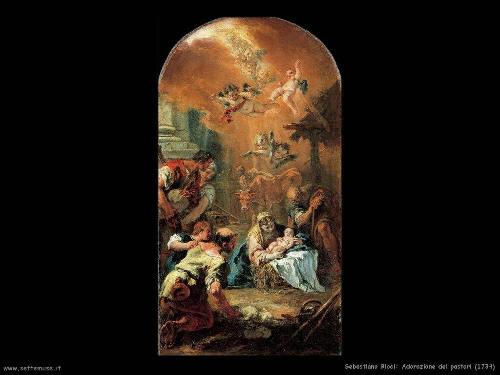 sebastiano ricci Adorazione dei pastori (1734)