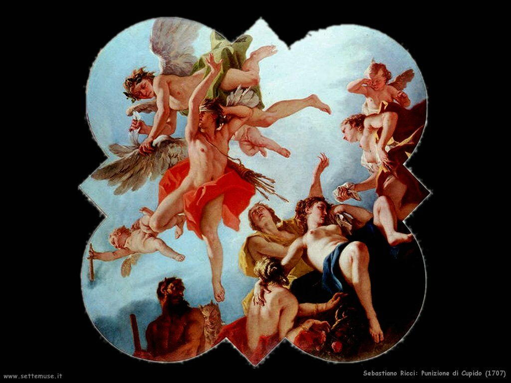 sebastiano ricci Punizione di Cupido (1707)