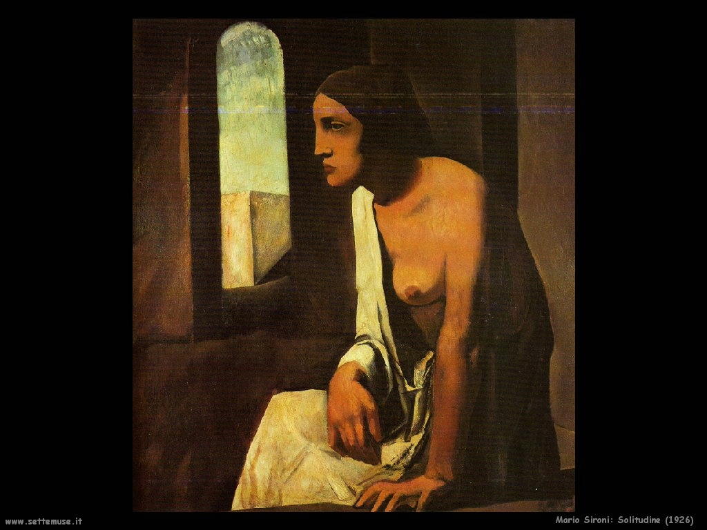 Mario Sironi Solitudine (1926)