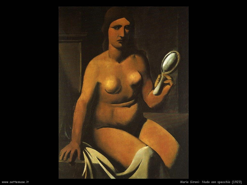 Mario Sironi Nudo con specchio (1923)