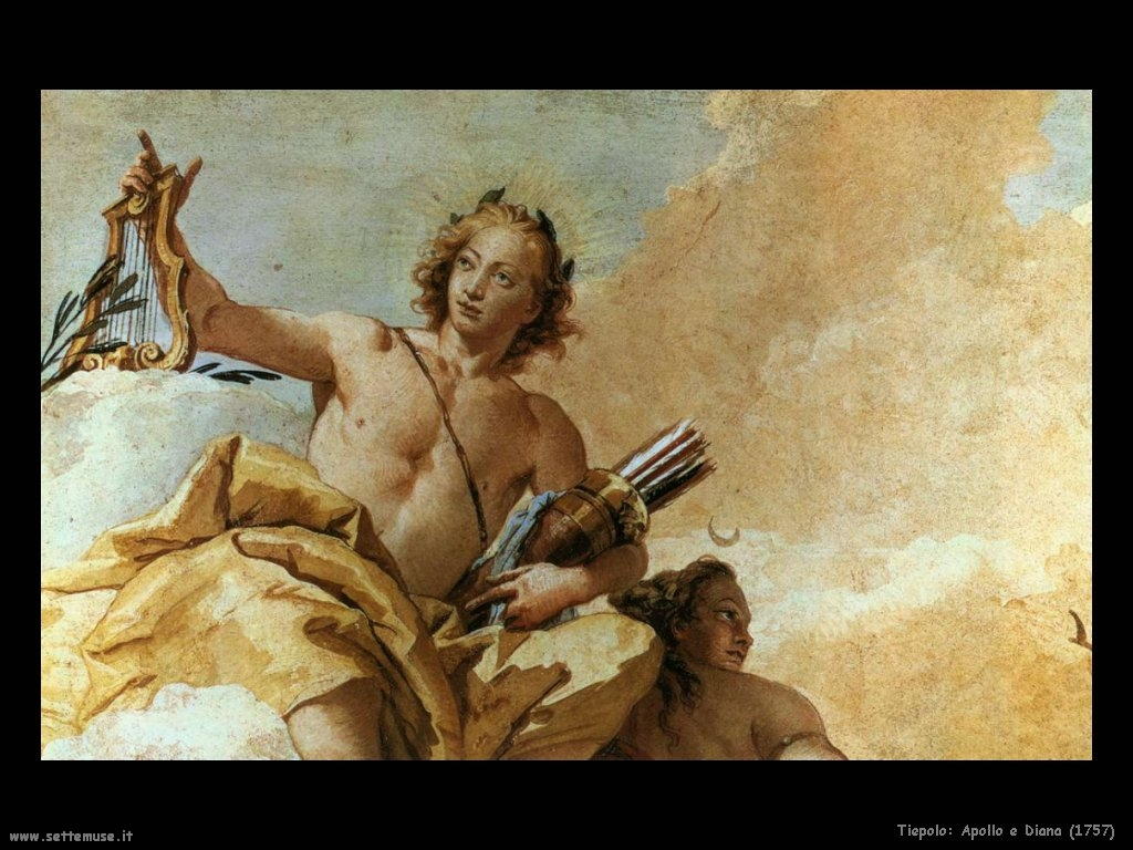 Giambattista Tiepolo Apollo e Diana (1757)