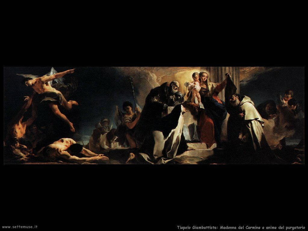 Madonna del Carmine e anime del purgatorio