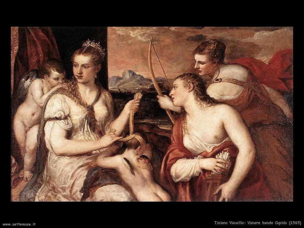 Tiziano Vecellio Venere benda Cupido (1565)