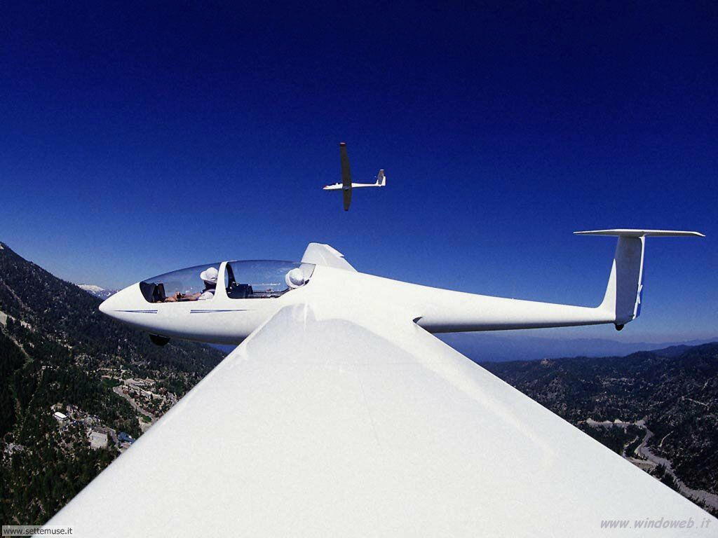 foto di volo sportivo volo aereo deltaplano per sfondi 38