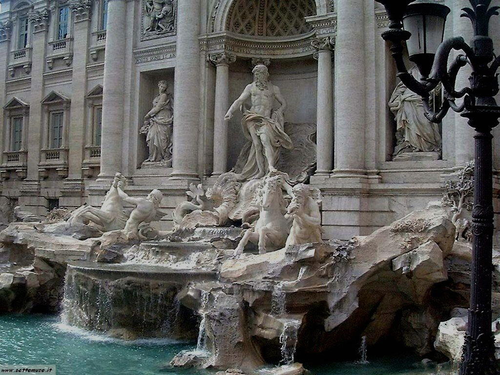 Roma fontana di trevi foto 56