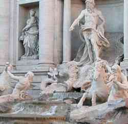 Roma - Fontana di Trevi - Particolare