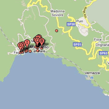 Mappa di Monterosso