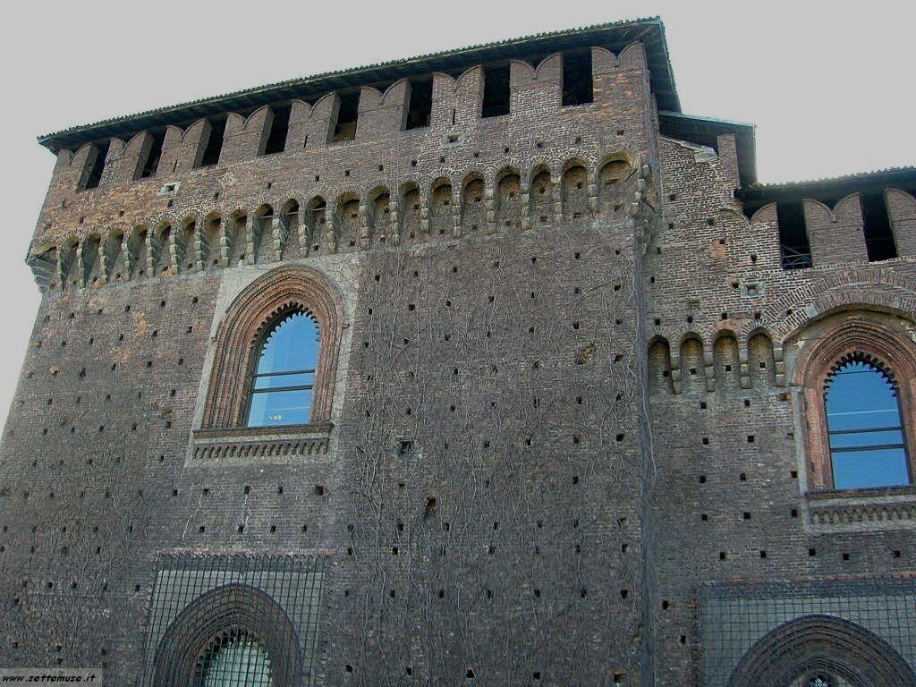 Milano citta castello sforzesco foto