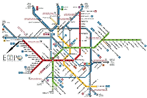 Mappa Metropolitana Milano per raggiungere Expo (Rho Fiera)