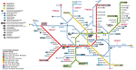 Mappa della Metropolitana di Milano