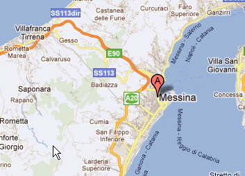 Mappa di Messina