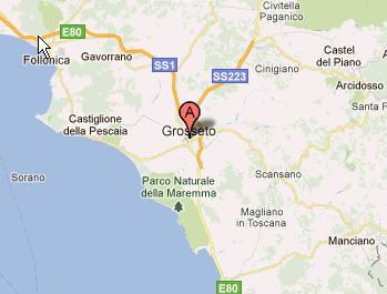 Mappa di Grosseto