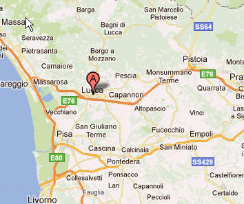 Mappa di Lucca
