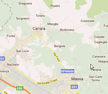 Provincia Massa Carrara Mappa