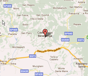 Mappa Castelnuovo Berardenga