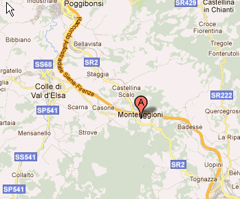 Mappa Monteriggioni