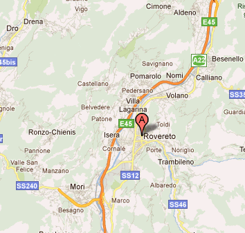 Mappa Rovereto