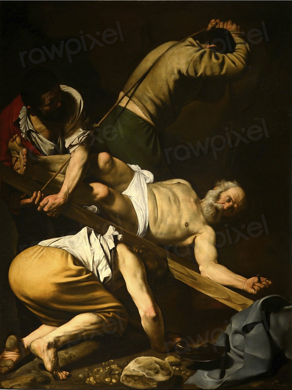 Caravaggio's Crucifixion of St. Peter
