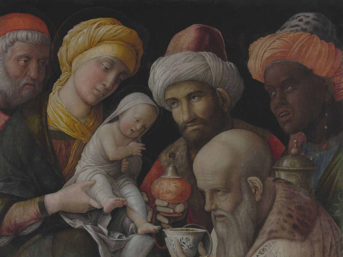 Adorazione dei Magi, opera di Andrea Mantegna