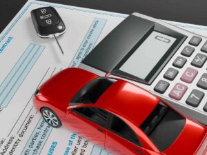 Auto e calcolatrice