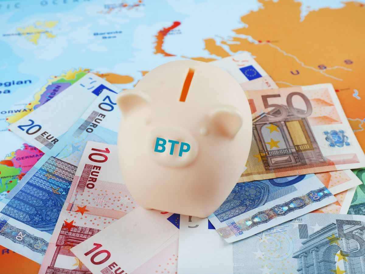 BTP, salvadanaio e soldi