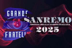 Logo Grande fratello e sanremo