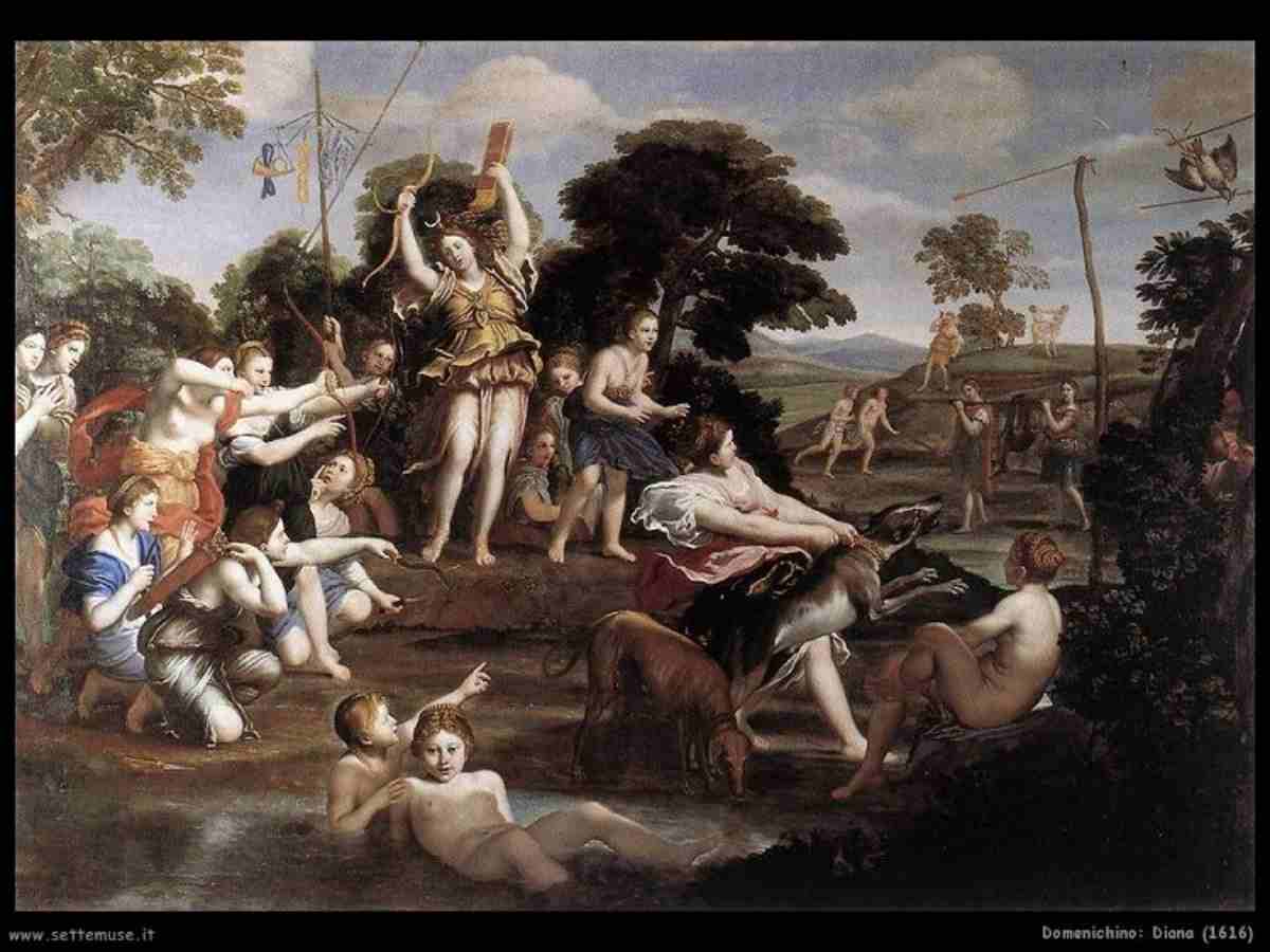Diana, opera del Domenichino