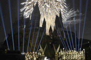 Le foto sul set della serie TV Harry Potter