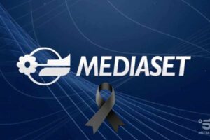 Logo Mediaset lutto