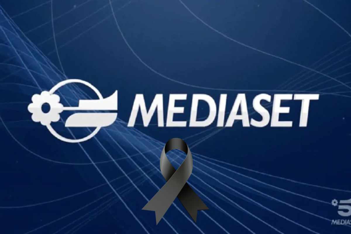 Logo Mediaset lutto