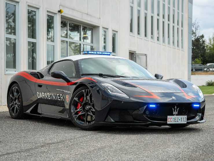 Maserati MCPura Carabinieri tutti i segreti