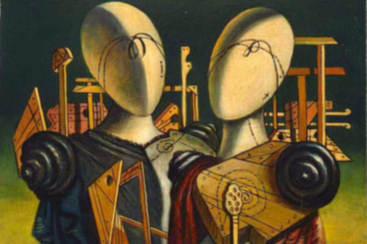 Un quadro di De Chirico, tra i massi esponenti della Pittura Metafisica