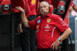 F1, disastro Ferrari in Brasile: la reazione di Vasseur al botto di Leclerc