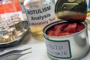 cibo in scatola e botulino
