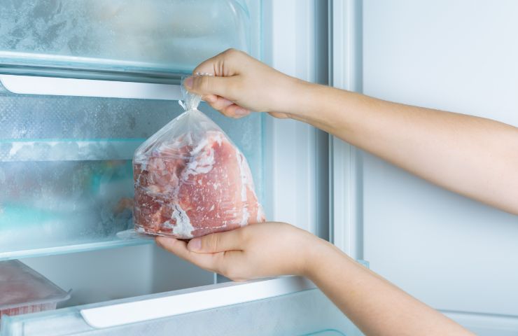 donna scongela carne