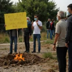 Protesta e Disperazione: Sindacalisti si Incatenano ai Cancelli di Natuzzi in Puglia Contro la Delocalizzazione in Romania