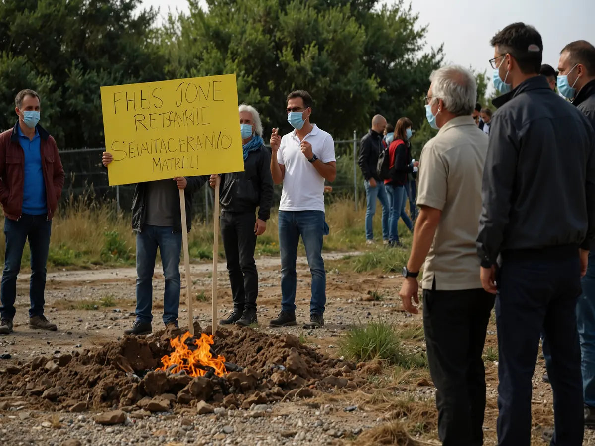 Protesta e Disperazione: Sindacalisti si Incatenano ai Cancelli di Natuzzi in Puglia Contro la Delocalizzazione in Romania